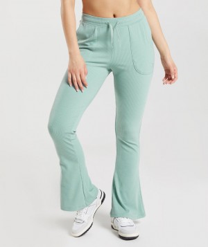 Dámské Jogger Kalhoty Gymshark Pause Flared Pants Blankyt | 98041-HYMR