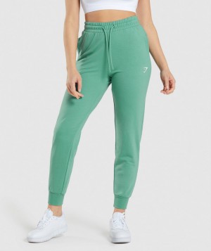 Dámské Jogger Kalhoty Gymshark Training Zelene | 95310-XGNC