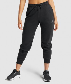 Dámské Jogger Kalhoty Gymshark Training Černé | 37296-BJDO