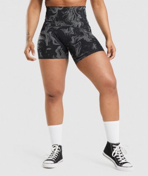Dámské Kraťasy Gymshark GS Power High Rise Černé | 64930-DOAL