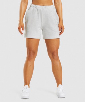 Dámské Kraťasy Gymshark Rest Day Sweats Cloud Marl | 16508-YZSU