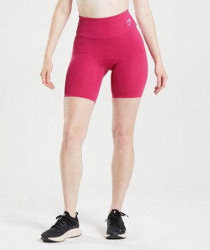 Dámské Kraťasy Gymshark Training Cycling Růžové | 37859-ECZT