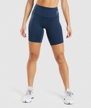 Dámské Kraťasy Gymshark Training Cycling Tmavě Blankyt | 83107-EHMF