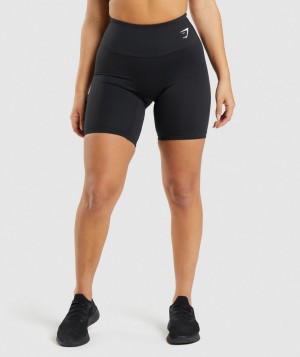 Dámské Kraťasy Gymshark Training Cycling Černé | 54623-LADI