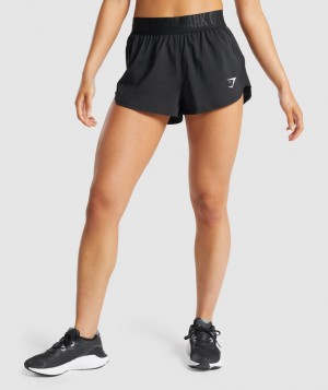 Dámské Kraťasy Gymshark Training Loose Fit Černé | 42150-ZPBJ