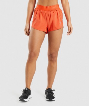 Dámské Kraťasy Gymshark Training Loose Fit Oranžové | 30927-CWYU