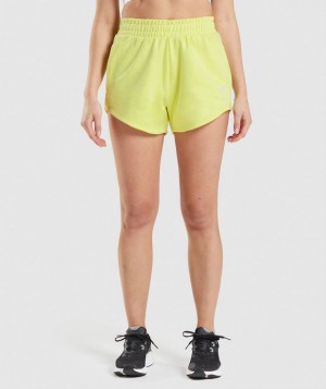 Dámské Kraťasy Gymshark Training Sweat Zelene | 83027-JKQG