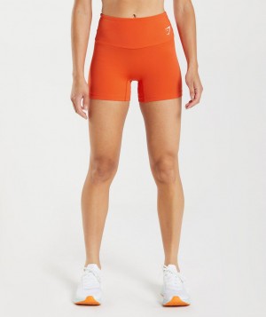 Dámské Kraťasy Gymshark Training Tight Červené | 61342-XPGT