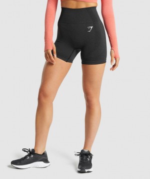 Dámské Kraťasy Gymshark Vital Seamless 2.0 Černé | 85196-WXJS
