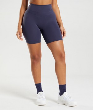 Dámské Kraťasy Gymshark Whitney Cycling Indigo Tmavě Blankyt | 51302-XTOI