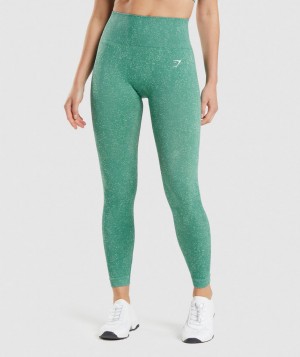 Dámské Legíny Gymshark Adapt Fleck Seamless Zelene | 14350-YKOR
