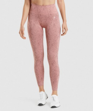 Dámské Legíny Gymshark Adapt Fleck Seamless Růžové | 86194-PZUW