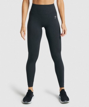 Dámské Legíny Gymshark Adapt Fleck Seamless Černé | 94086-CLSA