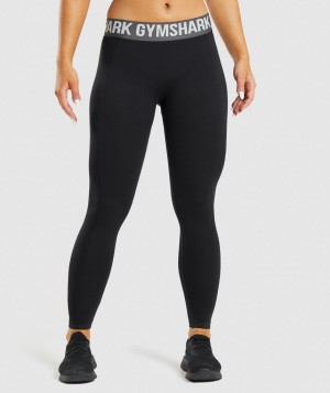 Dámské Legíny Gymshark Flex Low Rise Černé | 67438-MHYT
