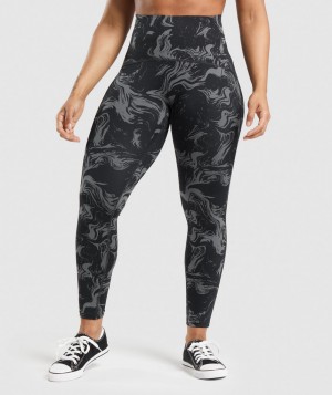 Dámské Legíny Gymshark GS Power High Rise Černé | 05928-HEQC