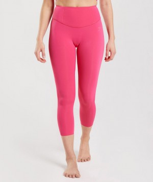 Dámské Legíny Gymshark Studio 7/8 Růžové | 94501-VWZM