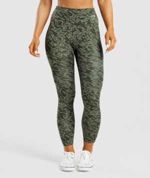 Dámské Legíny Gymshark Training Zelene | 84590-CBAM