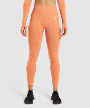 Dámské Legíny Gymshark Vital Seamless 2.0 Meruňka Oranžové | 09614-TPRQ