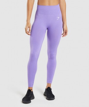 Dámské Legíny Gymshark Vital Seamless 2.0 Světle Fialové | 29015-PIAF