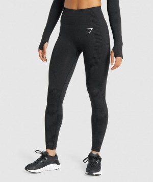 Dámské Legíny Gymshark Vital Seamless 2.0 Černé | 48019-EHIL