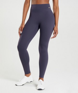 Dámské Legíny Gymshark Whitney High Rise Indigo Tmavě Blankyt | 86097-BXEA