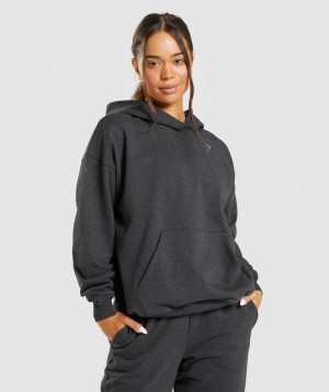 Dámské Mikina s Kapucí Gymshark Rest Day Sweats Černé | 23740-VITQ