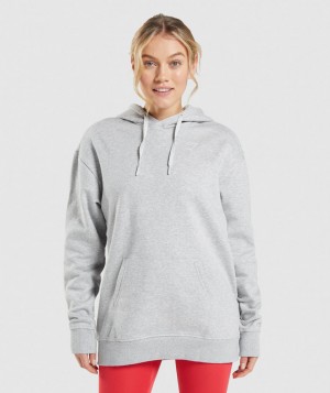 Dámské Pulovr Gymshark Training Oversized Světle Šedé | 28604-ULAJ