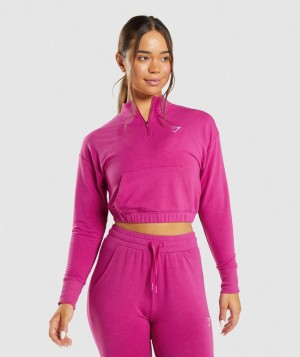 Dámské Pulovr Gymshark Training Pippa Růžové | 09258-JXID