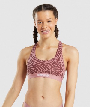 Dámské Spodní Prádlo Gymshark Cotton Bralette Růžové | 35270-FOBT