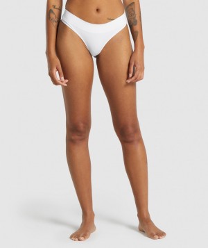 Dámské Spodní Prádlo Gymshark Seamless Thong Bílé | 38670-RKIL