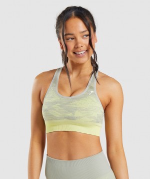 Dámské Sportovní Podprsenka Gymshark Adapt Ombre Seamless Šedé Hnědé Šedé | 27405-RYTB