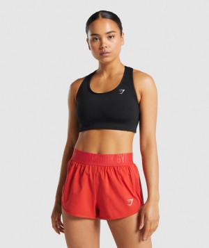 Dámské Sportovní Podprsenka Gymshark Essential Racer Back Černé | 13460-BNCL