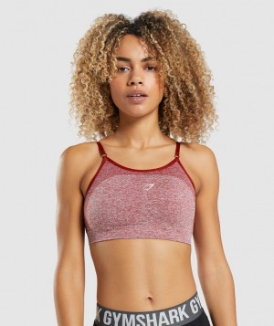 Dámské Sportovní Podprsenka Gymshark Flex Strappy Vínové | 38067-MZYR