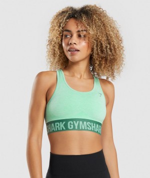 Dámské Sportovní Podprsenka Gymshark Flex Zelene | 46391-LDCO