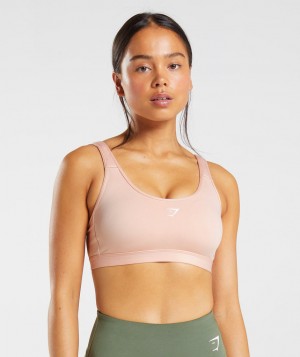 Dámské Sportovní Podprsenka Gymshark Fraction Růžové | 93026-MJTS