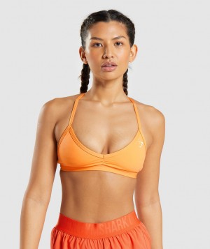 Dámské Sportovní Podprsenka Gymshark Minimal Meruňka Oranžové | 21508-ANWM