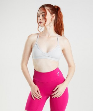 Dámské Sportovní Podprsenka Gymshark Minimal Světle Šedé | 98534-RCNK