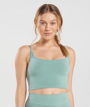 Dámské Sportovní Podprsenka Gymshark Pause Seamless Bralette Blankyt | 59361-UITW