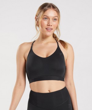 Dámské Sportovní Podprsenka Gymshark Studio Černé | 89410-RCAS