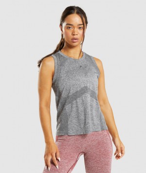 Dámské Tílko Gymshark Flex Loose Top Šedé | 48217-HSJA