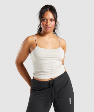 Dámské Tílko Gymshark Pause Cami Šedé | 53129-TBFH