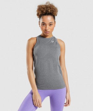 Dámské Tílko Gymshark Vital Seamless 2.0 Light Šedé | 12653-MRSX