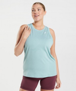 Dámské Tílko Gymshark Vital Seamless 2.0 Light Blankyt | 83954-SLFN