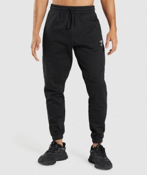 Pánské Jogger Kalhoty Gymshark Essential Oversized Jogger Černé | 20397-EGWU