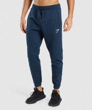 Pánské Jogger Kalhoty Gymshark Essential Oversized Jogger Tmavě Blankyt | 94370-GCXV
