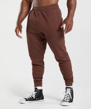 Pánské Jogger Kalhoty Gymshark Power Růžové Hnědé | 67025-AVCO