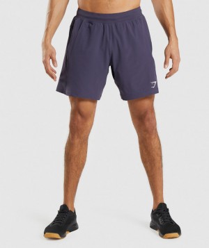Pánské Kraťasy Gymshark Apex 8" Function Fialové | 46782-ESVY