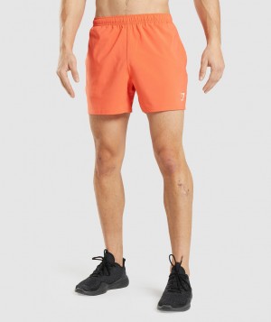 Pánské Kraťasy Gymshark Arrival 5" Oranžové | 96780-ADUZ