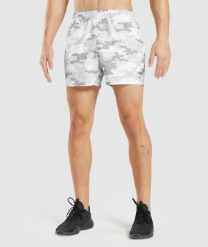 Pánské Kraťasy Gymshark Arrival 5" Světle Šedé | 10867-RCXH