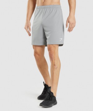 Pánské Kraťasy Gymshark Arrival Knitted Šedé | 84563-UCBK